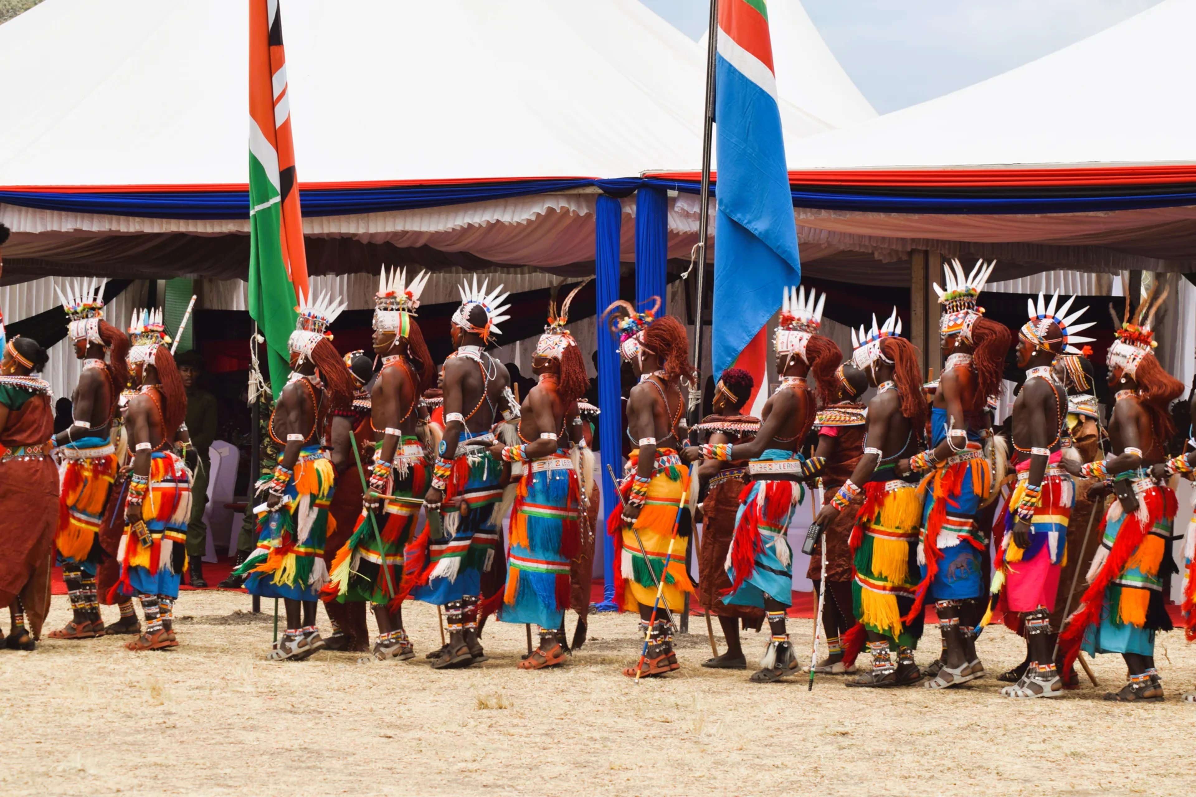 Maasai cultural performance and storytelling