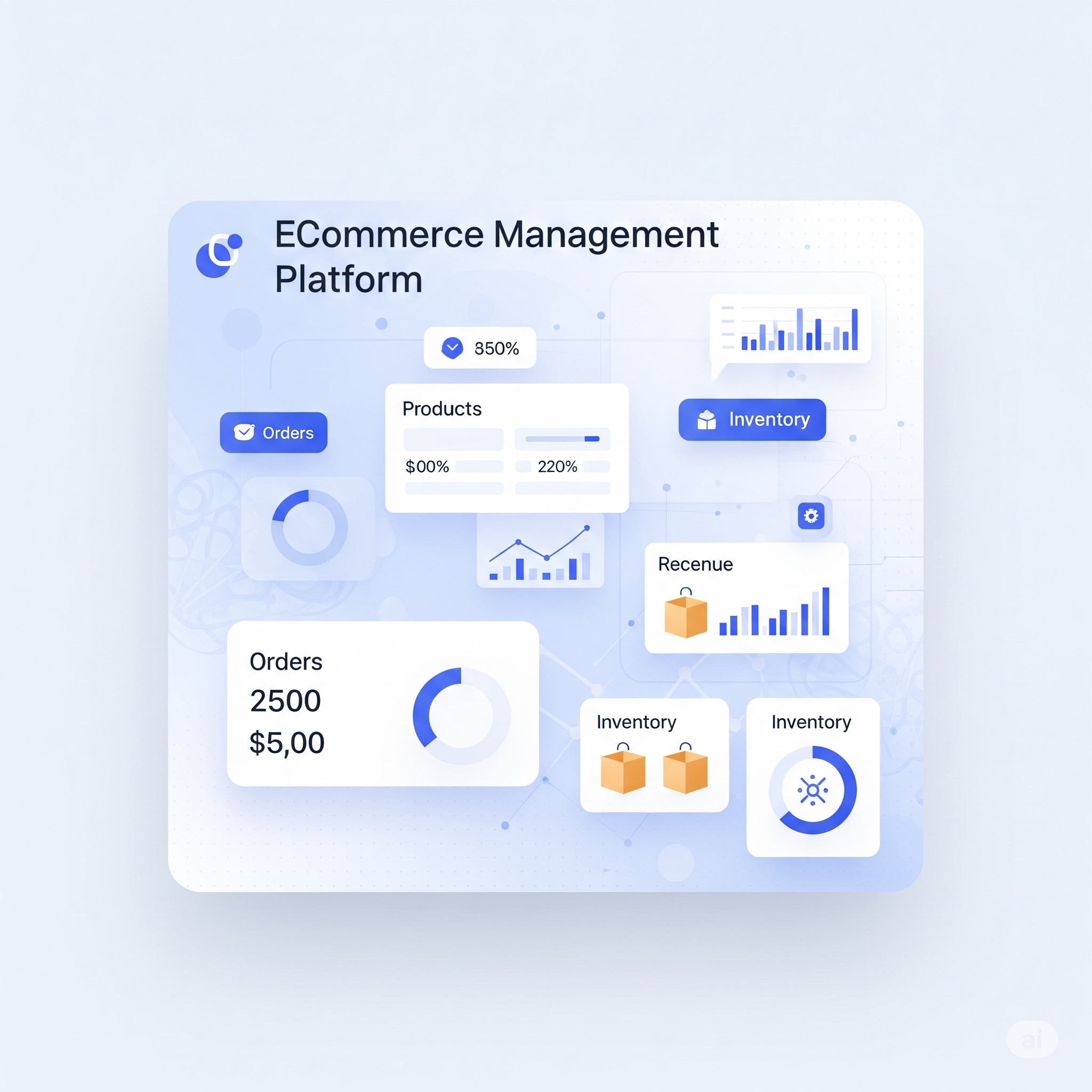 Manage Orders, Products, Revenues, and Shop Performance