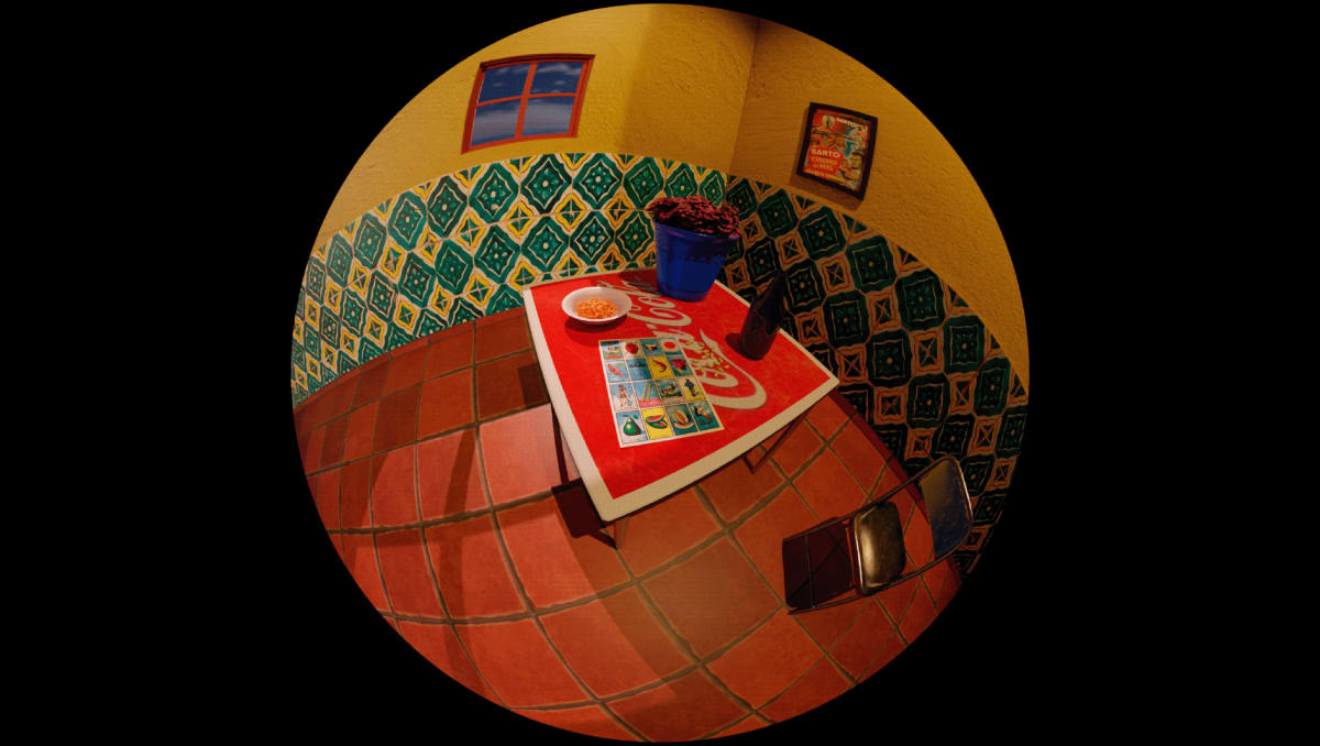 estudio de objetos no identificados, la tragerdia: escena de un crimen, patio soto