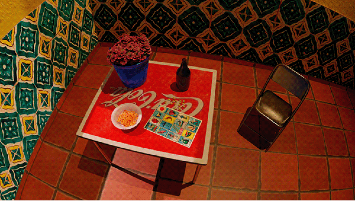 estudio de objetos no identificados, la tragerdia: escena de un crimen, patio soto