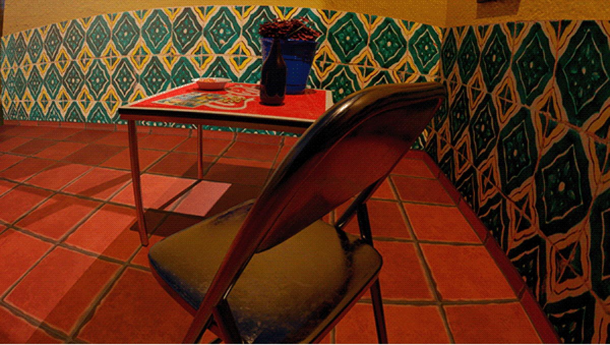 estudio de objetos no identificados, la tragerdia: escena de un crimen, patio soto