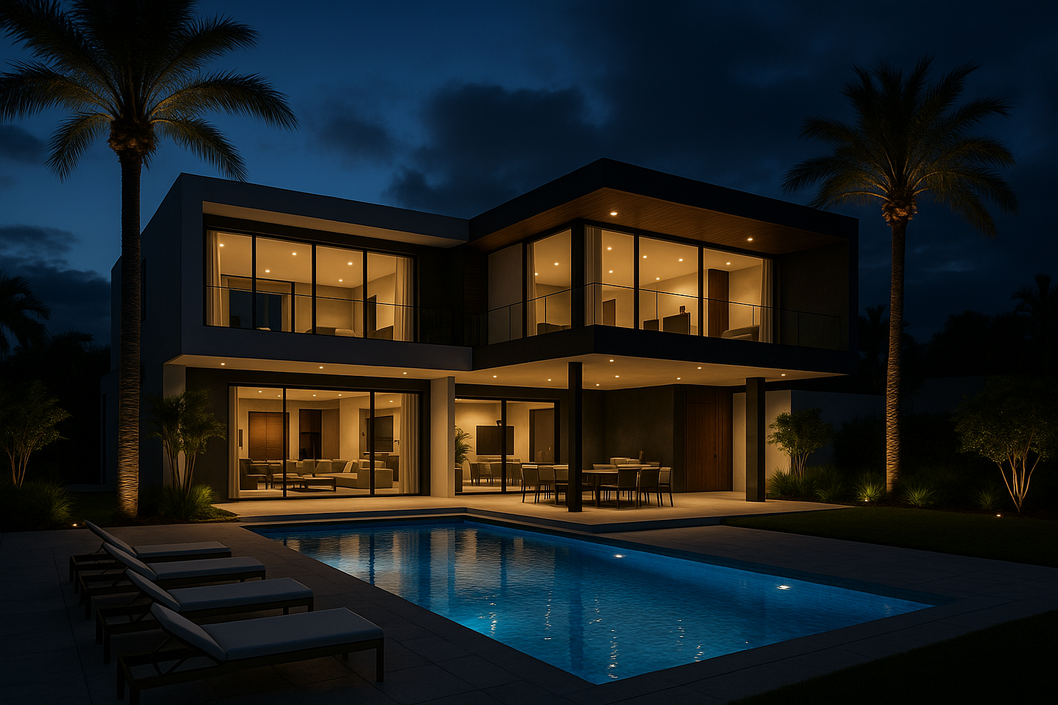Luxury beach accommodation