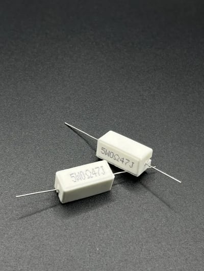 0.47 ohm 5W cement / choke resistor