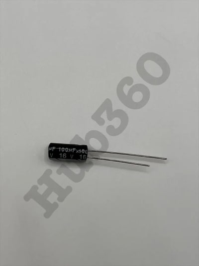 100uf 16V electrolytic capacitor