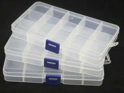 15 grid component box