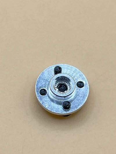 25T servo metal rudder