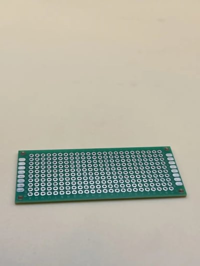 3cmx7cm double sided fiberglass PCB veroboard/stripboard