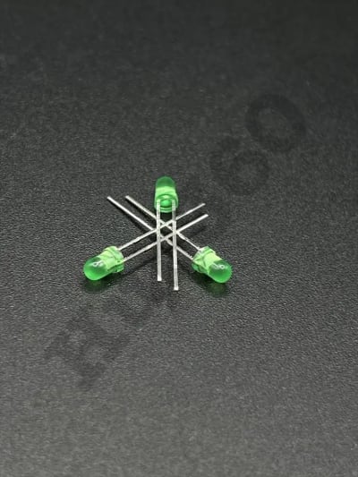 3mm LED green