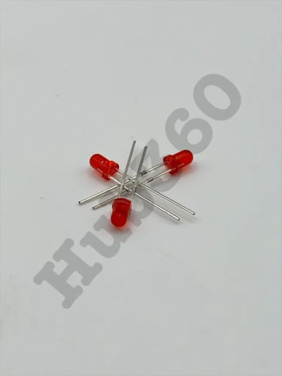 3mm LED red