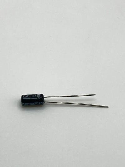 47uF 16V electrolytic capacitor