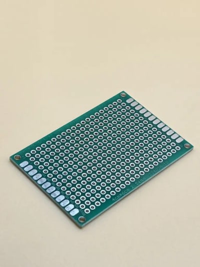 4cmx6cm double sided fiberglass PCB veroboard/stripboard