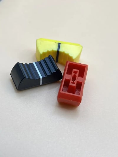 4mm shallow hole linear potentiometer/ amplifier mixer knob cap