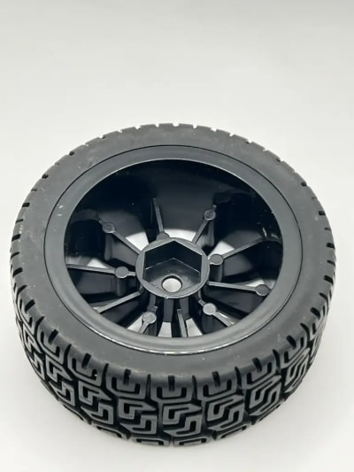 65mm Black tyre