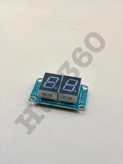 74HC595 2 digit 0.5inch seven segment display module