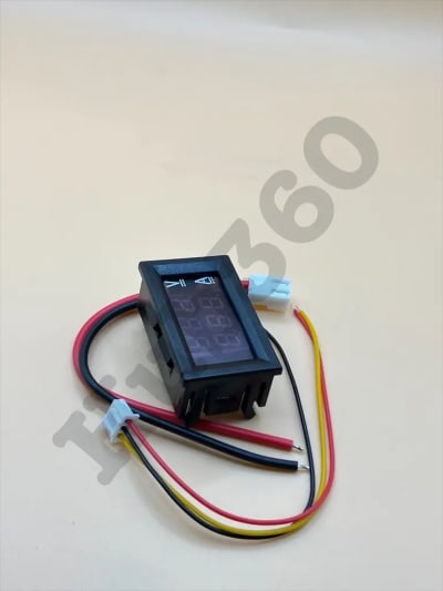 DC 0-100V 10A Voltage and current meter display