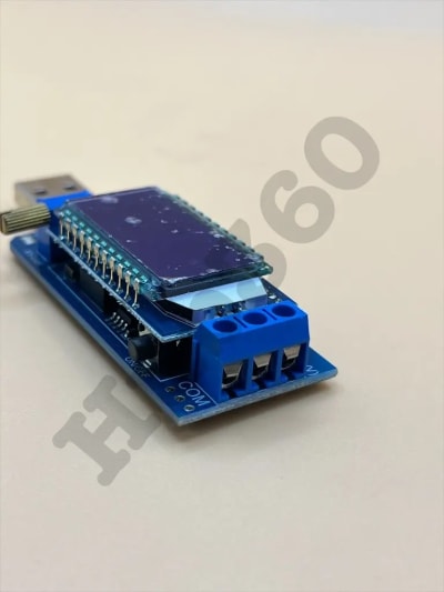 DC-DC USB Adjustable buck-boost 5v to3.3v 9v 12v 24v with LCD display
