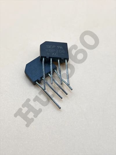 KBP206 2A 600V bridge rectifier