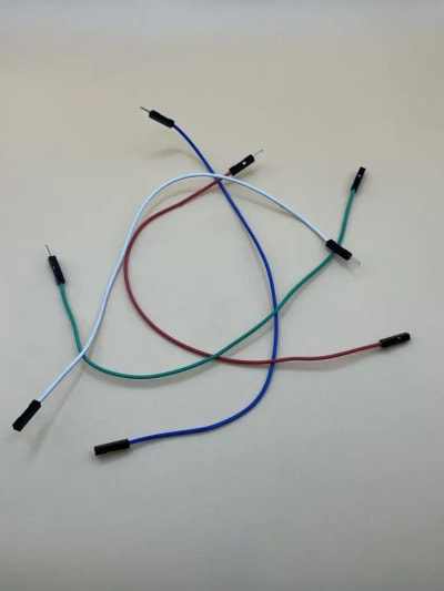 Male-female jumper wire (single)