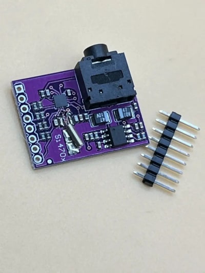 MCU-470 Si4703 FM tuner development board