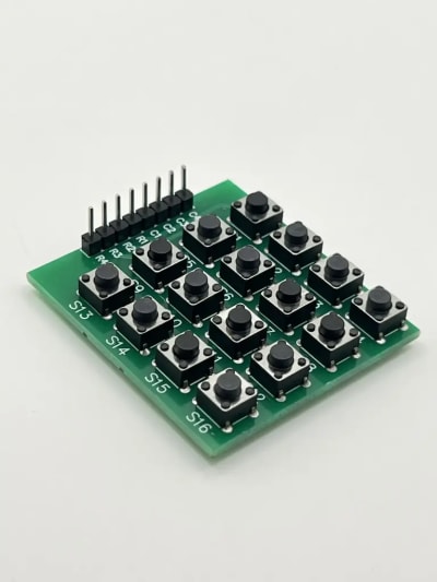 Micro switch 4x4 matrix keypad