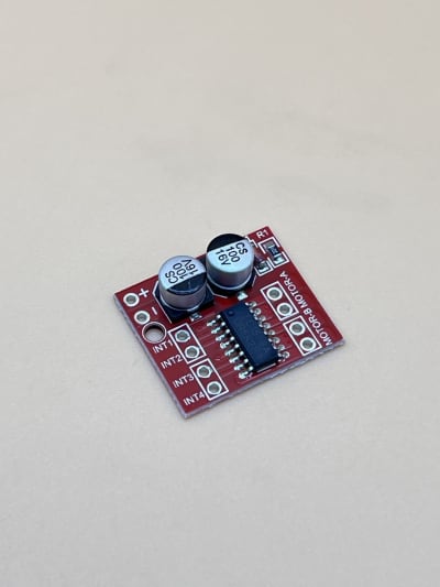 Mini L298N 2 way DC motor driver board