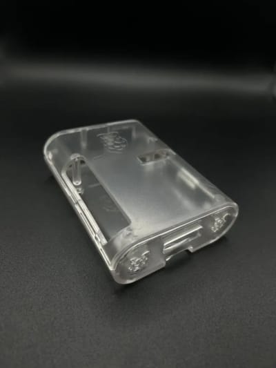 Raspberry pi 3 transparent injection case