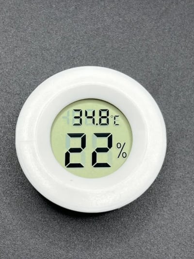 Round Temperature and Humidity display sensor