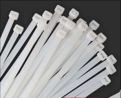Self-locking nylon cable tie