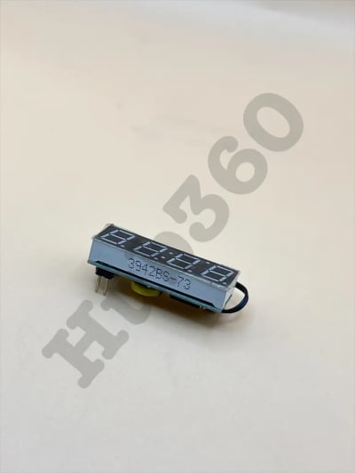 Seven segment high precision electronic clock