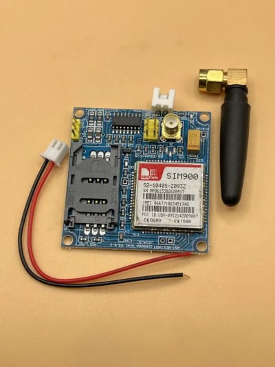 SIM900 GSM/GPRS Module with Antenna | ESP32 and ESP8266 IoT Modules |