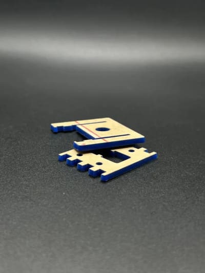 single layer Rasperry pi stackable cluster casing