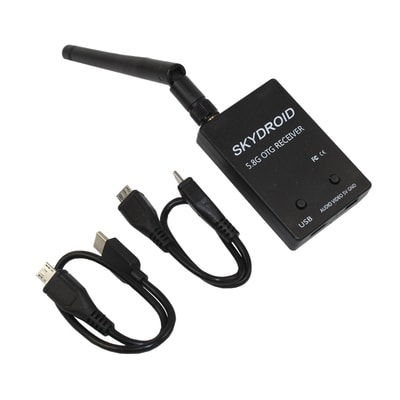 skydroid FPV 5.8G single antenna camera Receiver with OTG and USB