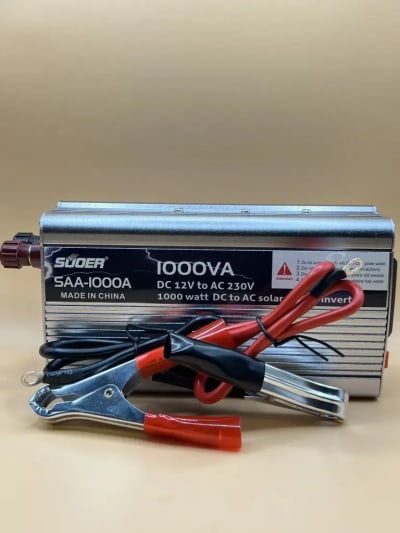 SUOER SAA-1000A 1000W DC12V to AC 230V  Inverter