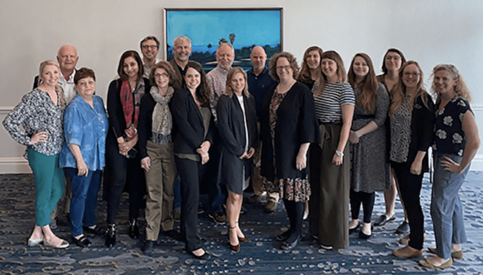 GoMRI Management Team and GRIIDC Program Manager, Rosalie Rossi (middle).