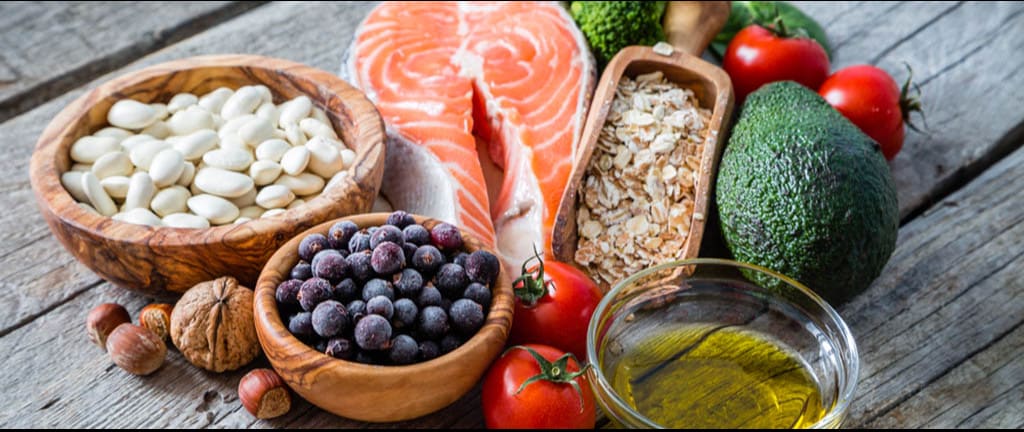 Aliments santé fruits et légumes omega3