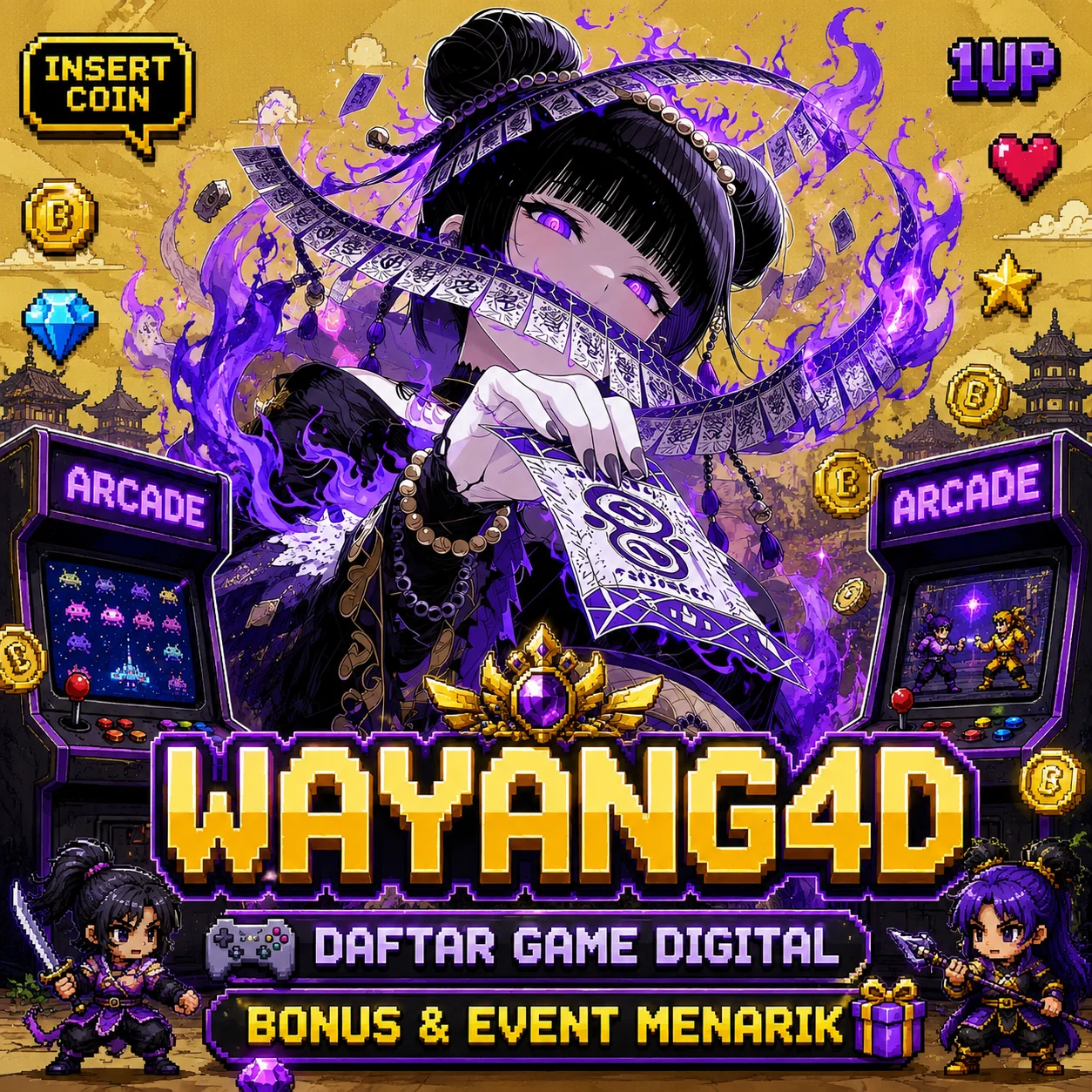 WAYANG4D : Daftar Game Digital Terpercaya Banyak Bonus & Event Menarik