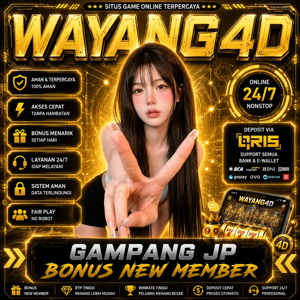 WAYANG4D : Slot Gacor Gampang JP Bonus New Member Terbesar 2026