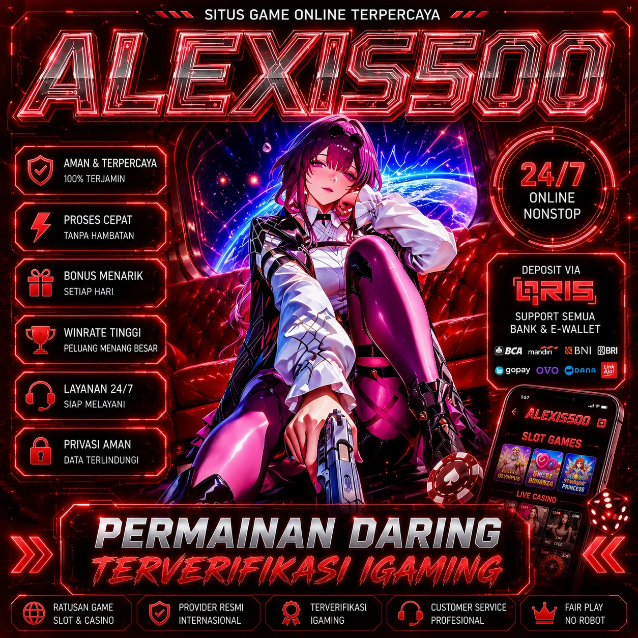 ALEXIS500 Permainan Dalam Jaringan Terverifikasi | Igaming