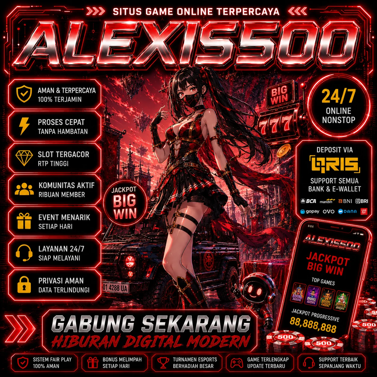 ALEXIS500 : Gabung Sekarang & Rasakan Sensasi Hiburan Digital Modern