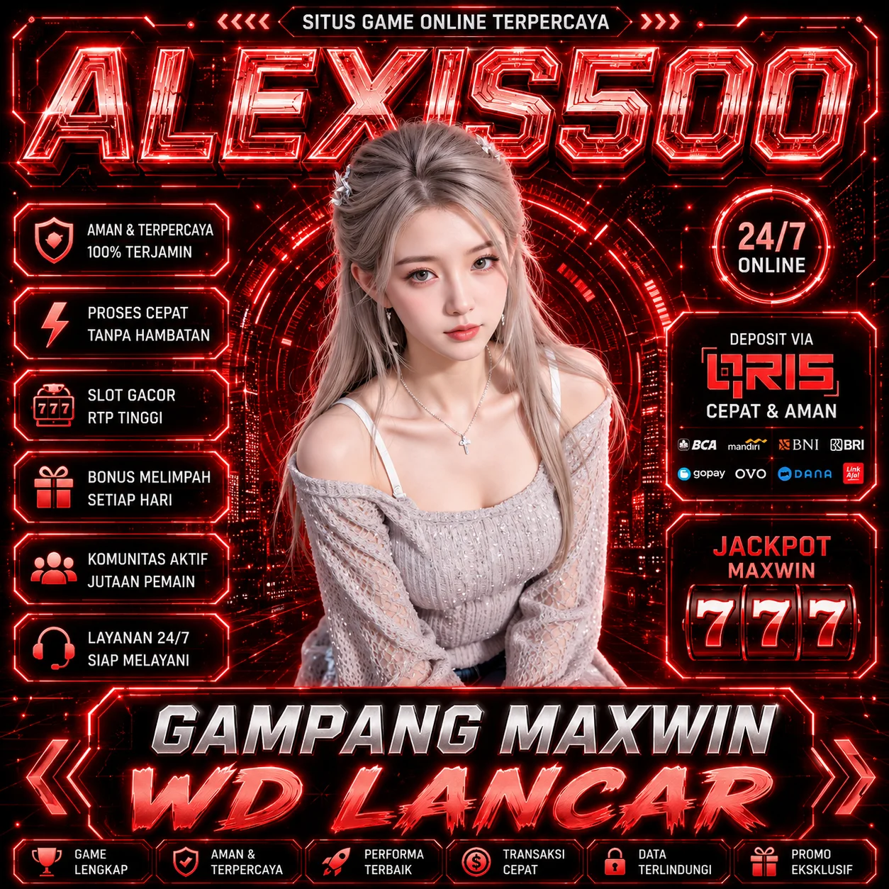 ALEXIS500 : Situs Slot Gacor Terpercaya | Gampang Maxwin WD Lancar