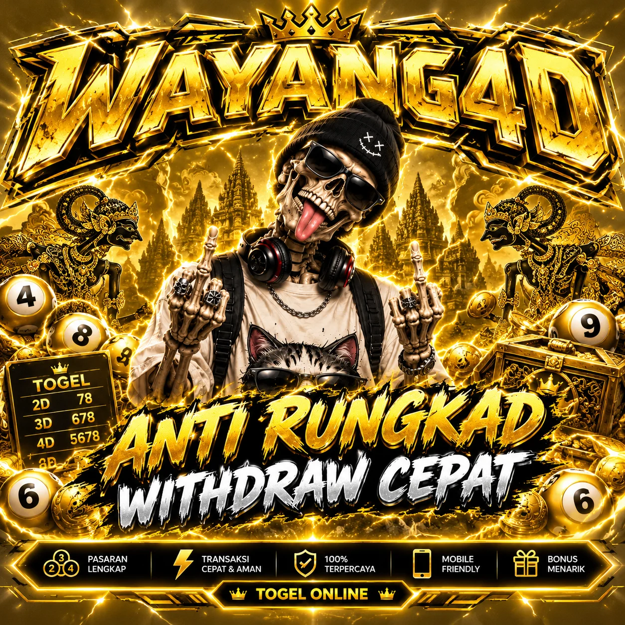 WAYANG4D : Situs Togel Online Resmi Anti Rungkad & Withdraw Cepat
