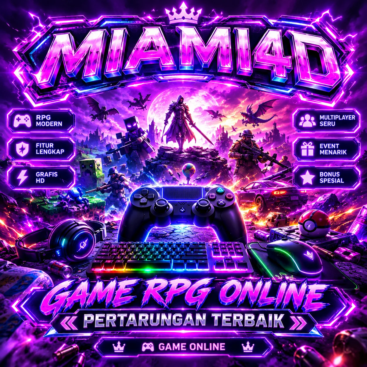 MIAMI4D | Game RPG Online Epik dengan Alur Cerita & Pertarungan Terbaik