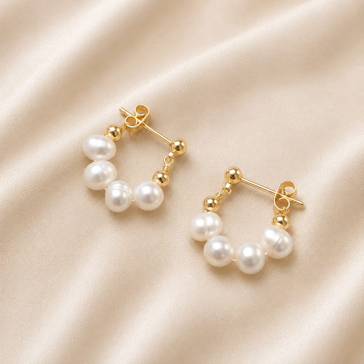 Pearl Hoops