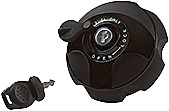 Lockable vehicle fuel cap