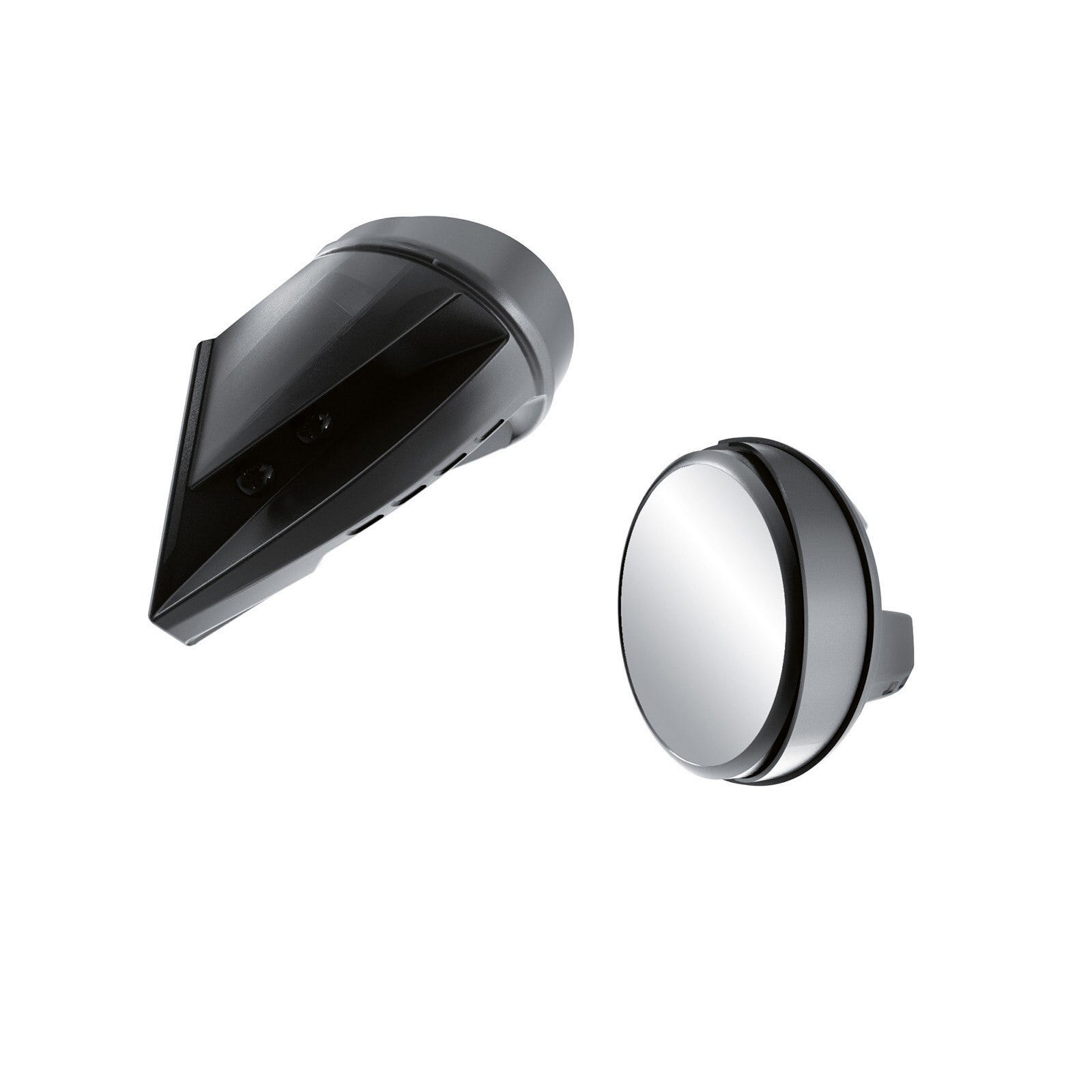 Windshield-mount mirrors