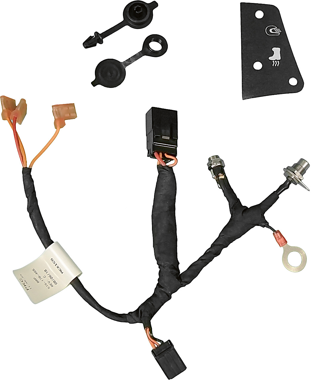 1 + 1 Seat Electric Visor / Heated Boots Wire Harness