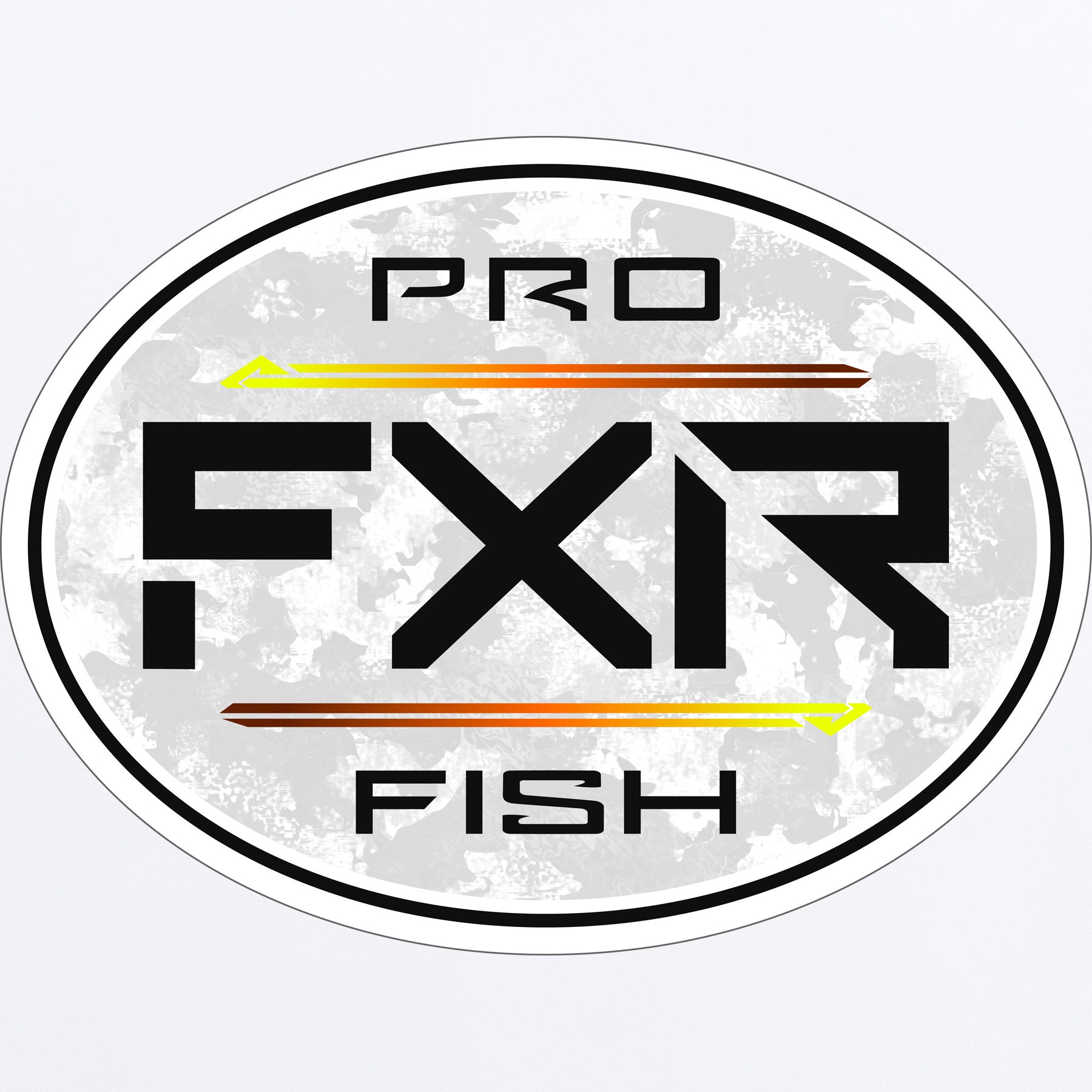 Pro Fish Round Sticker 3"