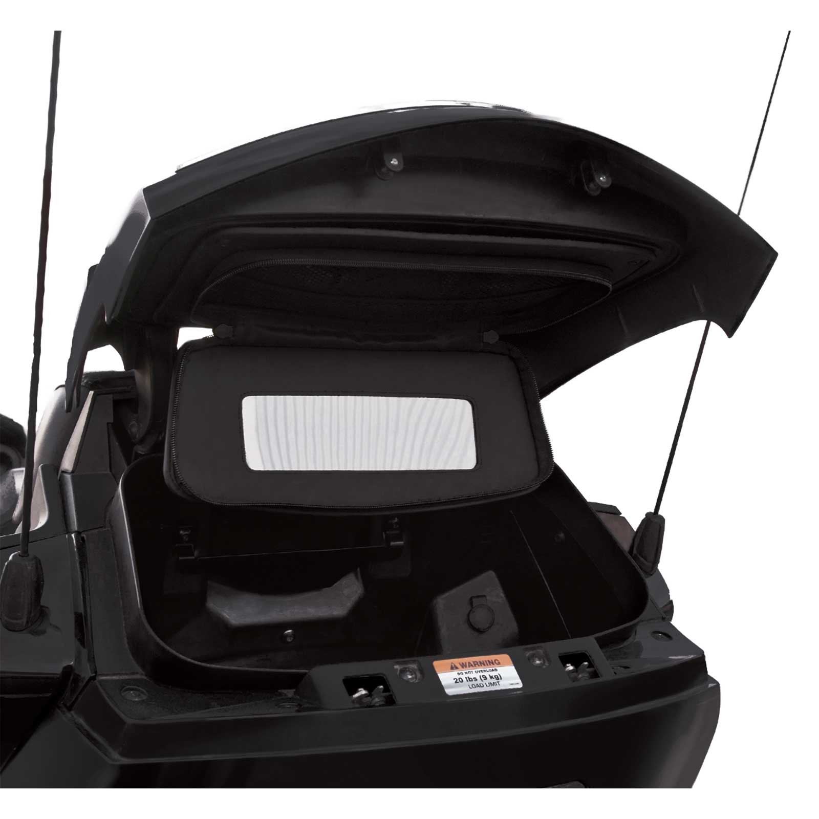 Top case mirror