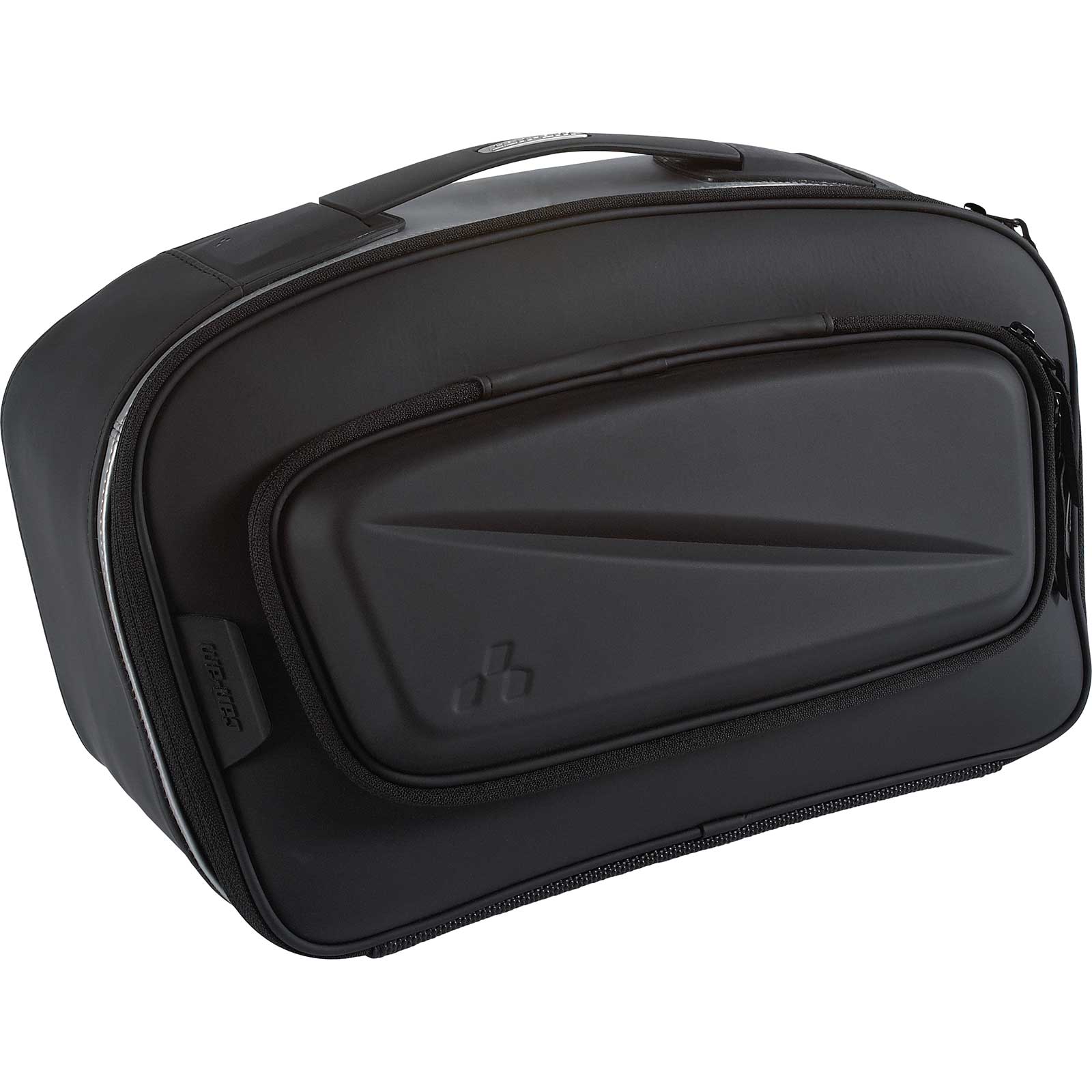 Semi-rigid rear top cargo travel bag