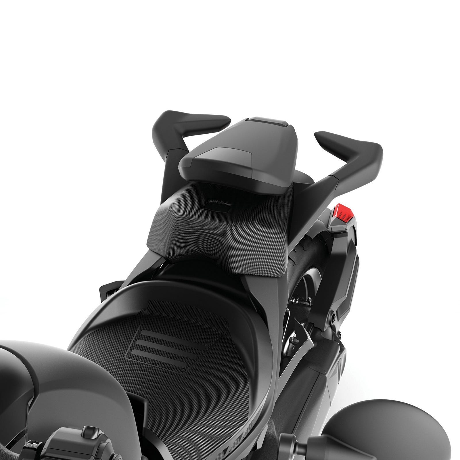 Foldable Passenger Backrest - Black